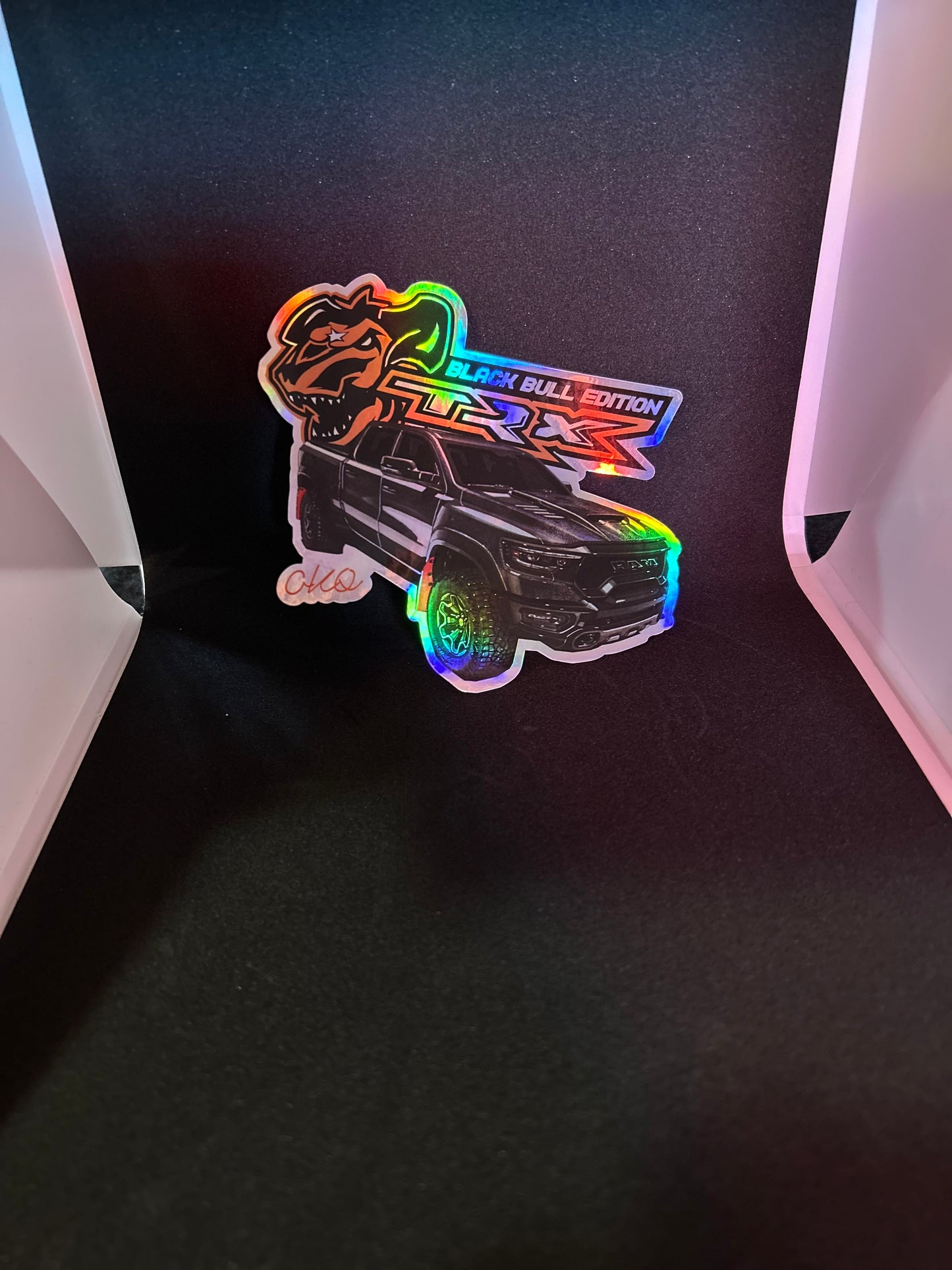 OKQ Holographic Car Collection Sticker Pack